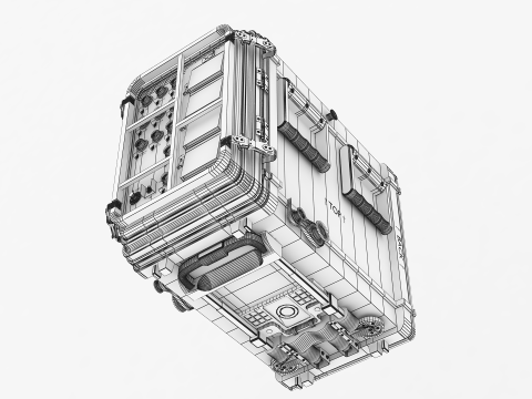 Nó SFF C2 de controle de comando de fator de forma pequeno Modelo 3D