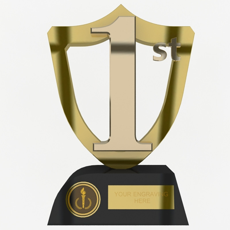 1e prijs trofee 3D Model .c4d .max .obj .3ds .fbx .stl .blend 