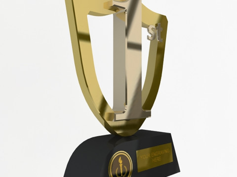 1e prijs trofee 3D Model