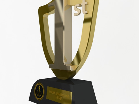 1e prijs trofee 3D Model