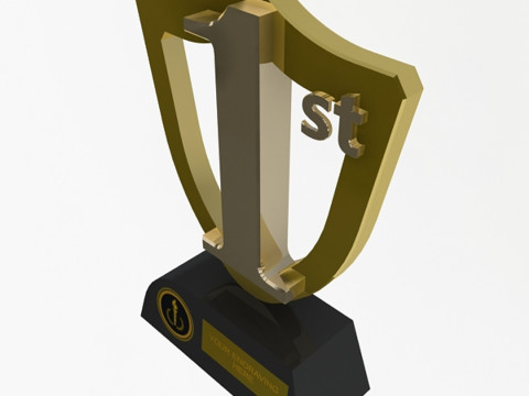 1e prijs trofee 3D Model