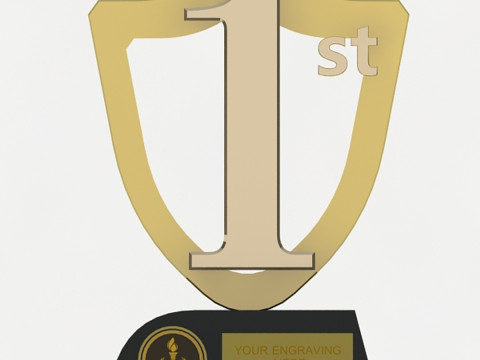 1e prijs trofee 3D Model