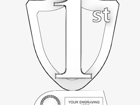 1e prijs trofee 3D Model