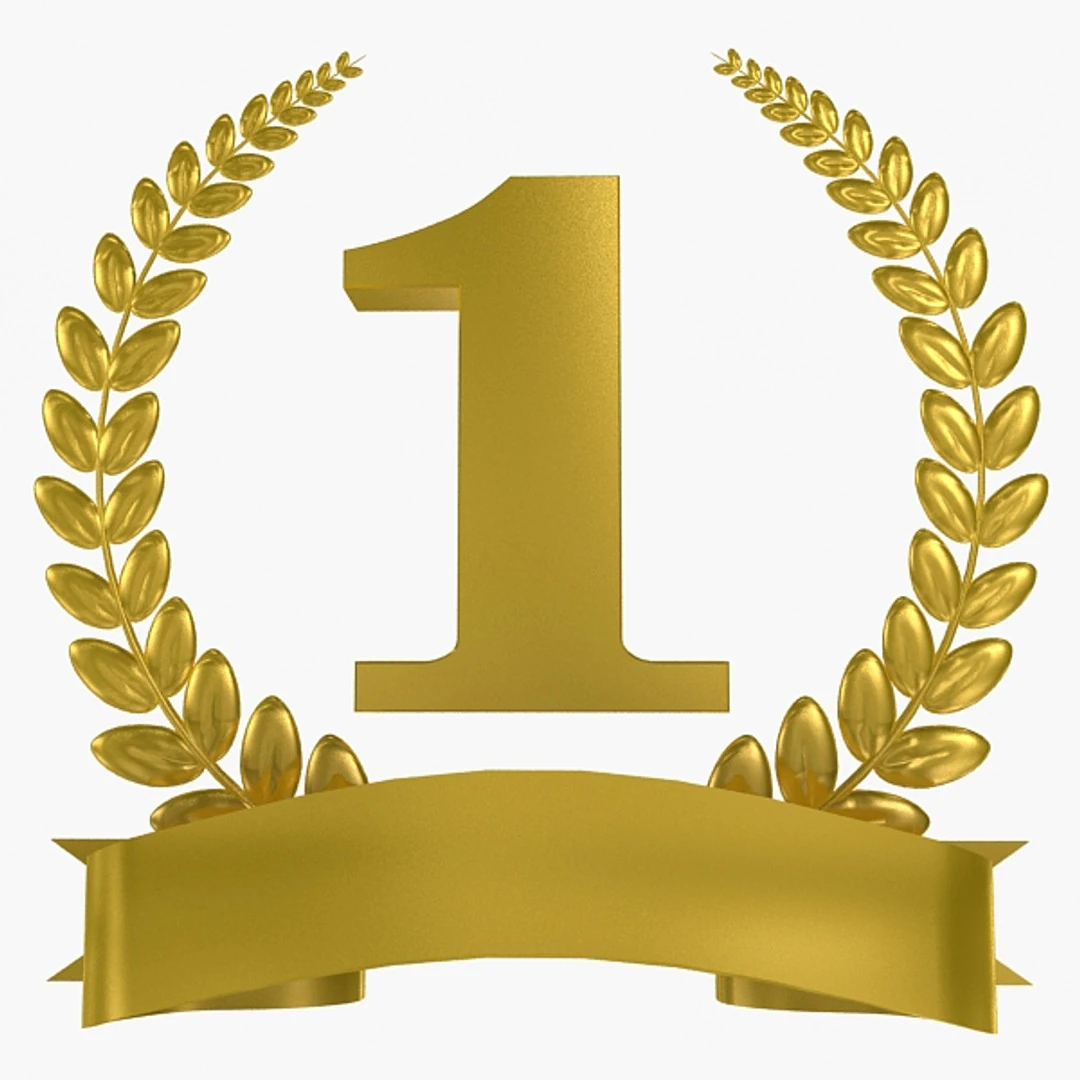 1st Prize Trophy 3D Model .c4d .max .obj .3ds .fbx .stl .blend 