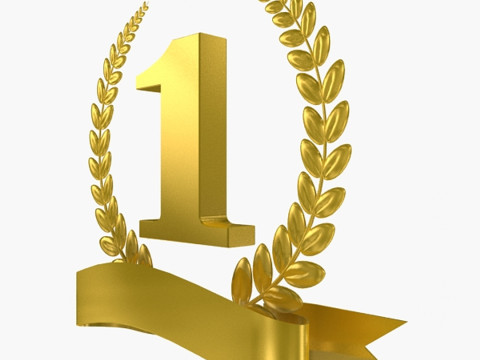 1. Preis-Trophäe 3D Modell