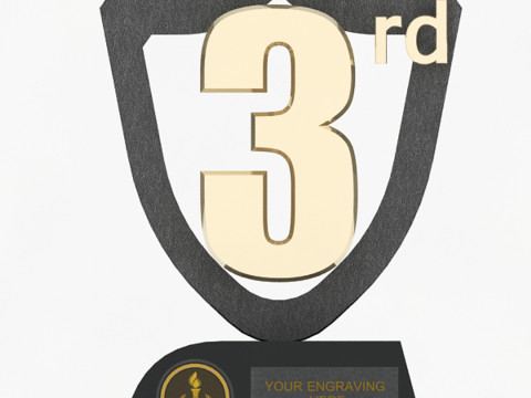 Trophée 3ème Prix Modèle 3D