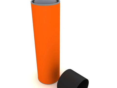 Color Aerosol Can 3D Model