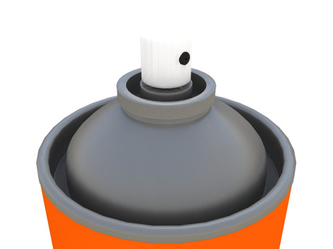 Canette aérosol de couleur Modèle 3D