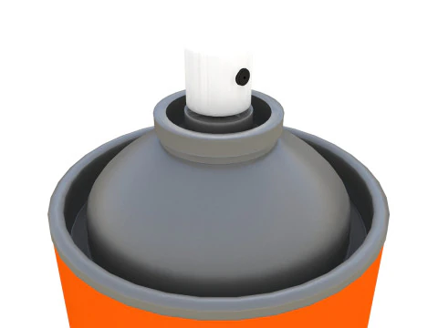 Color Aerosol Can 3D Model