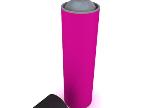 Color Aerosol Can 3D Model