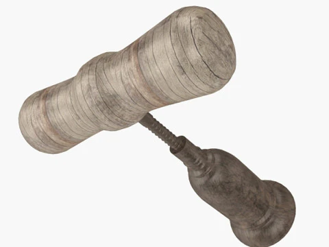 Antique Corkscrew 3D Model
