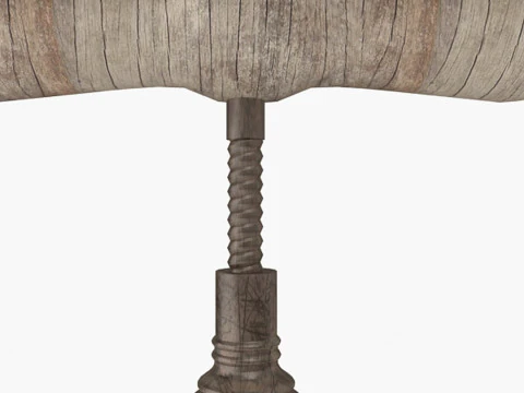 Antique Corkscrew 3D Model