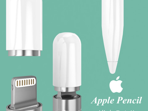 Lápiz para iPad de Apple Modelo 3D