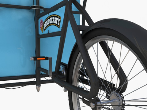 Carrito de helados Ben Jerrys Modelo 3D