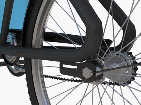 Carrito de helados Ben Jerrys Modelo 3D