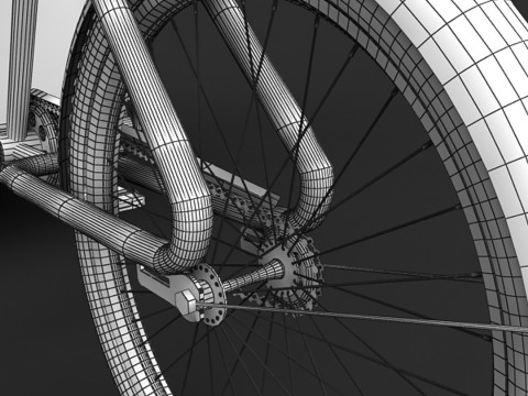 Carrito de helados Ben Jerrys Modelo 3D