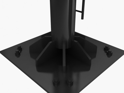 cartelera en blanco Modelo 3D