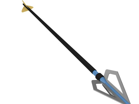 넓은 머리 화살 3D 모델