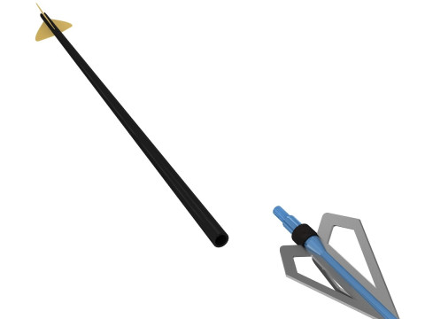 Panah Kepala Lebar Model 3D