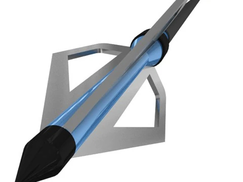Broad Head Arrow 3D Model