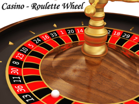 रूलेट व्हील 3D मॉडल