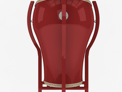 Chinese Drum 3D Model