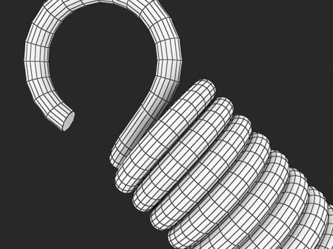 कोएल स्प्रिंग 3D मॉडल