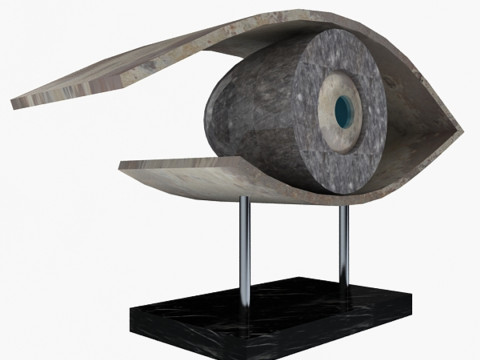 Escultura de Olho Modelo 3D