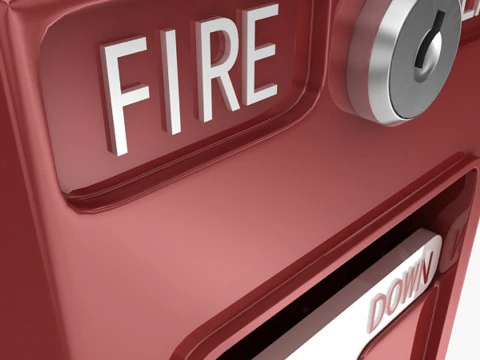 Fire Alarm 3D Model