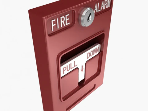 Fire Alarm 3D Model
