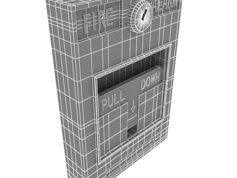 Fire Alarm 3D Model