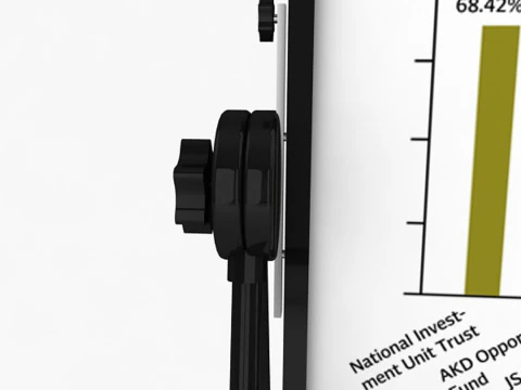 Flip Chart Easel 3D Model