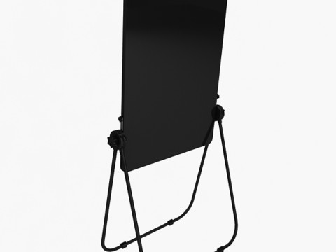 Flip Chart Şövale 3D Model