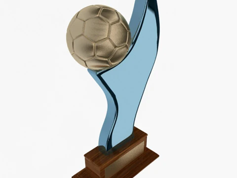Trofeo de f&uacute;tbol Modelo 3D
