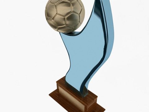 Voetbal trofee 3D Model