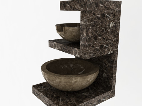 Bahçe Çeşmesi 3D Model