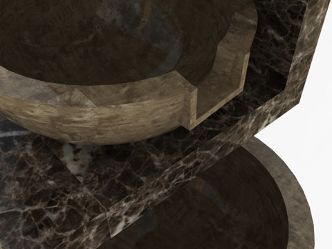 花园喷泉 3D 模型