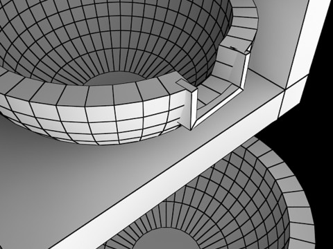 花园喷泉 3D 模型