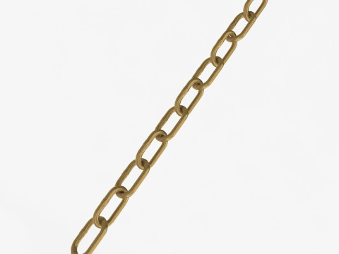Złoty łańcuch Model 3D
