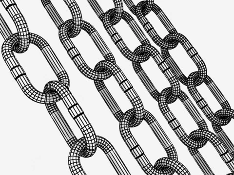 Golden Chain 3D Model