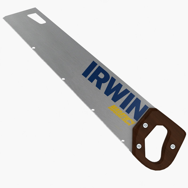 Piła stolarska Model 3D .c4d .max .obj .3ds .fbx .stl .blend 