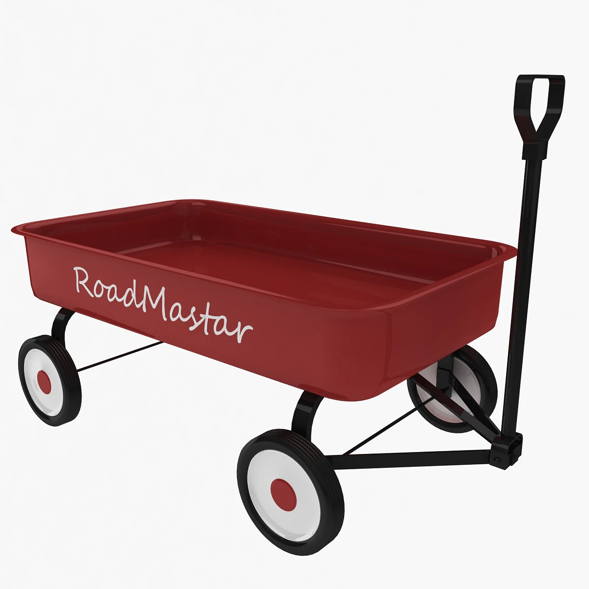 Childs Wagon 3D Model .c4d .max .obj .3ds .fbx .stl .blend 