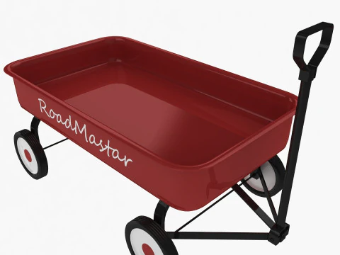 Childs Wagon 3D Model