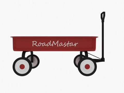 Childs Wagon 3D Model