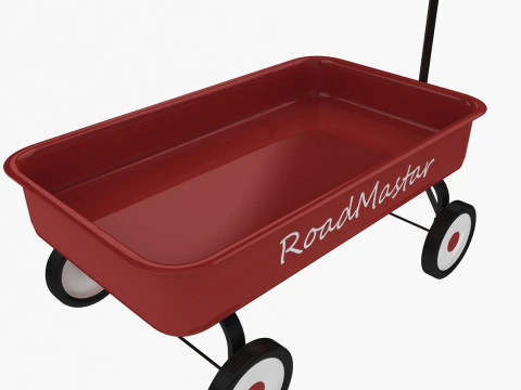 Childs Wagon 3D Model