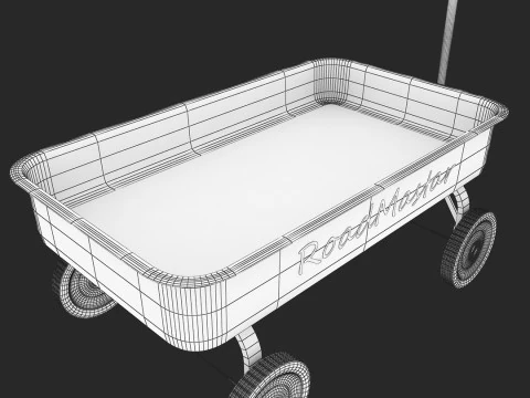 Childs Wagon 3D Model