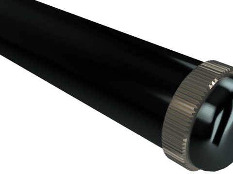 Młotek Taylora z podwójną głowicą i gumową osłoną, srebrny Model 3D