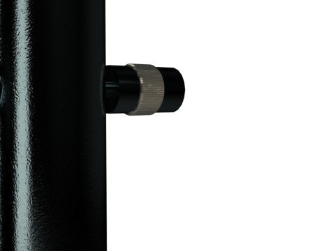 Młotek Taylora z podwójną głowicą i gumową osłoną, srebrny Model 3D