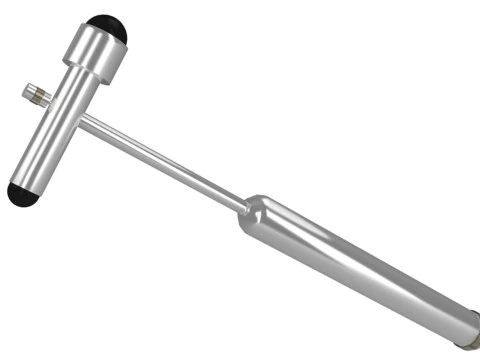 Dual Head Taylor Hammer with Rubber Cap Silver 3D Model