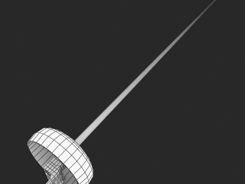 Arme d'épée d'entraînement d'escrime Modèle 3D